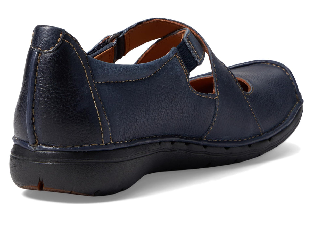 Navy Leather
