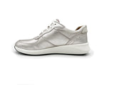 Platinum Metallic Leather