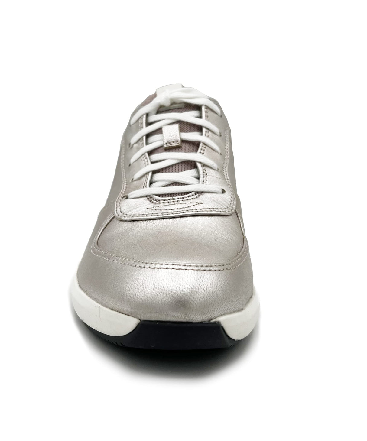 Platinum Metallic Leather