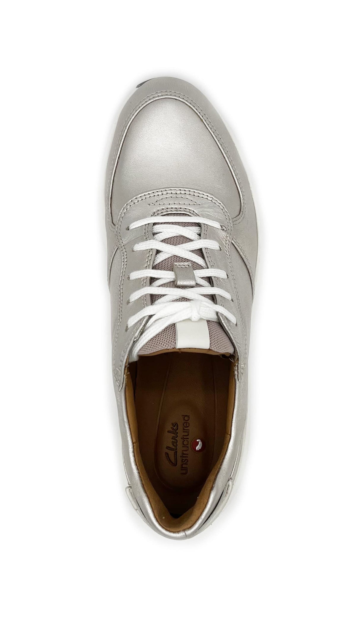 Platinum Metallic Leather