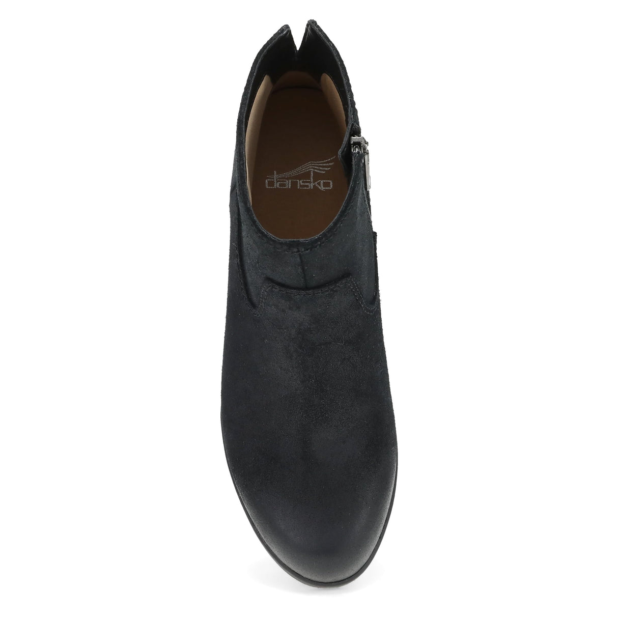 Black Burnished Suede
