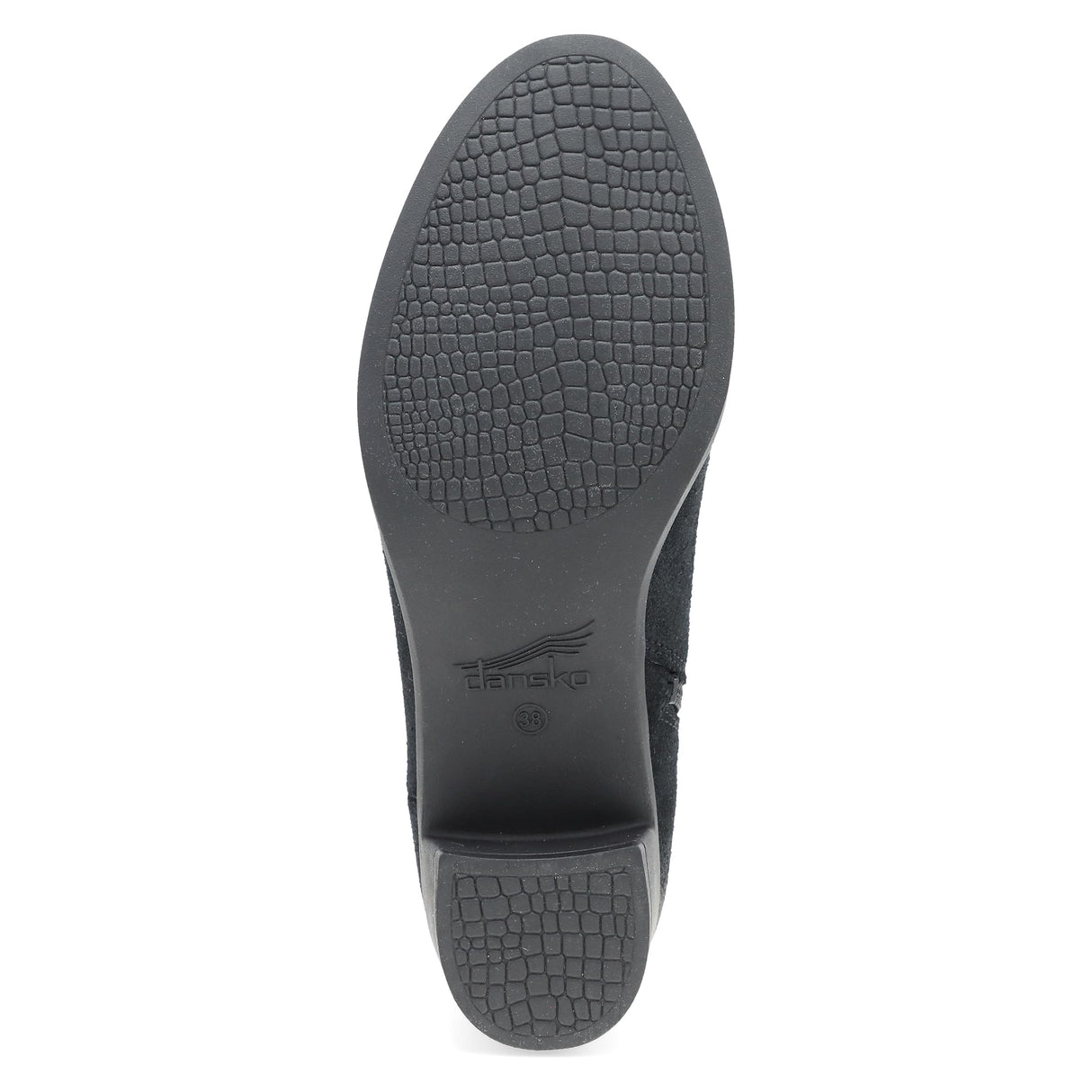 Black Burnished Suede