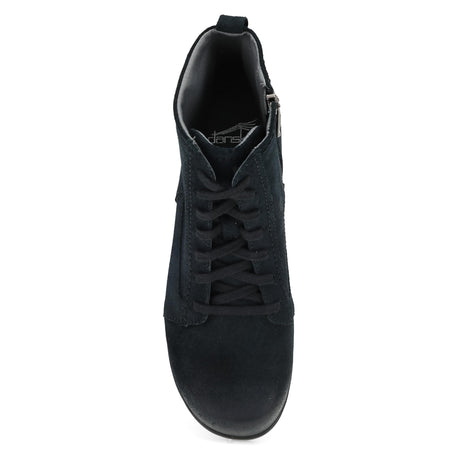 Black Burnished Suede