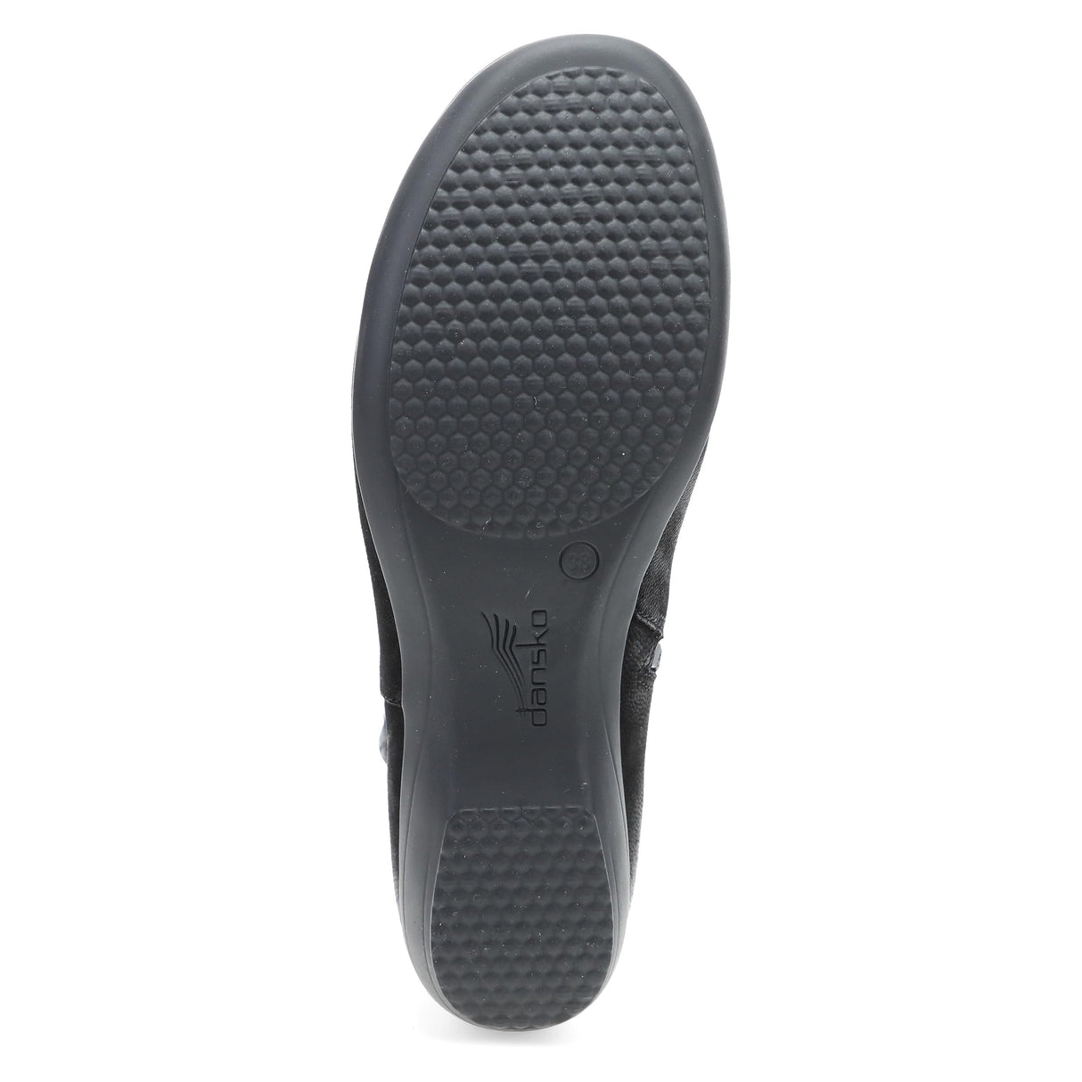 Black Burnished Suede