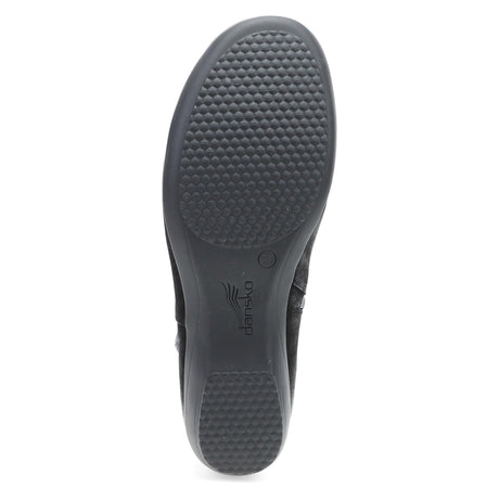 Black Burnished Suede