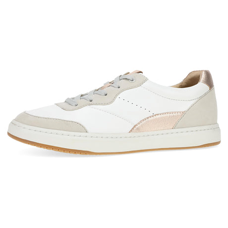 White/Rose Gold Nappa