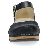 Black Burnished Suede