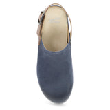 Blue Burnished Suede