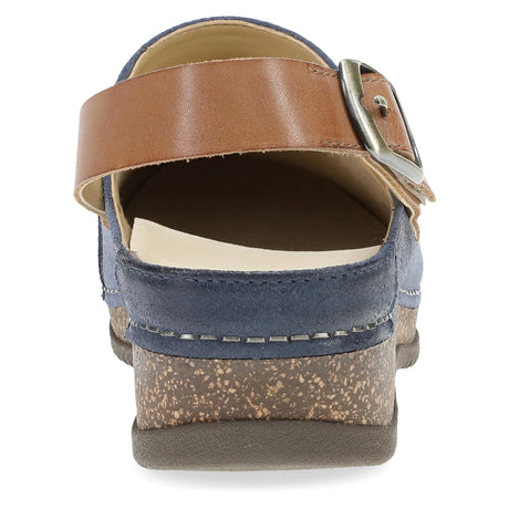 Blue Burnished Suede