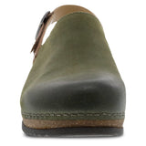 Olive Burnished Suede