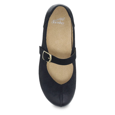 Black Burnished Suede