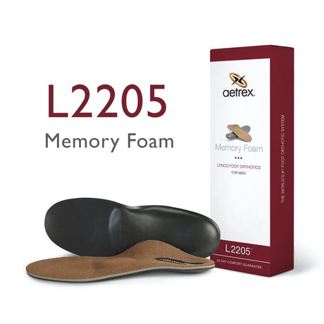 Aetrex Memory Foam L2205 Men's – Brown Multi