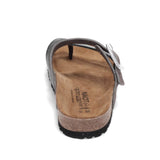 Black Soft Lthr Taupe Gry