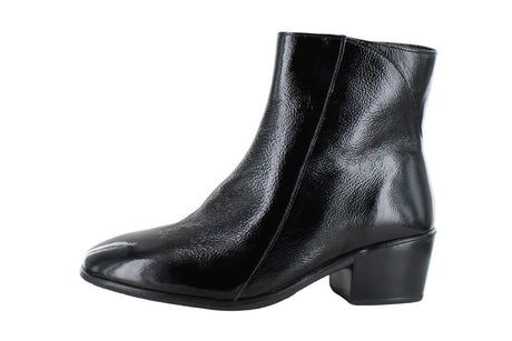 Black Crinkle Patent