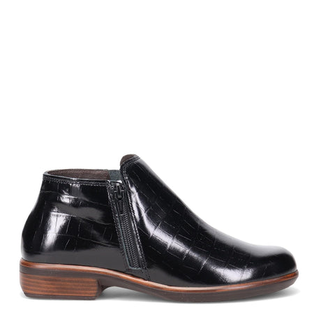 Black Croc Leather