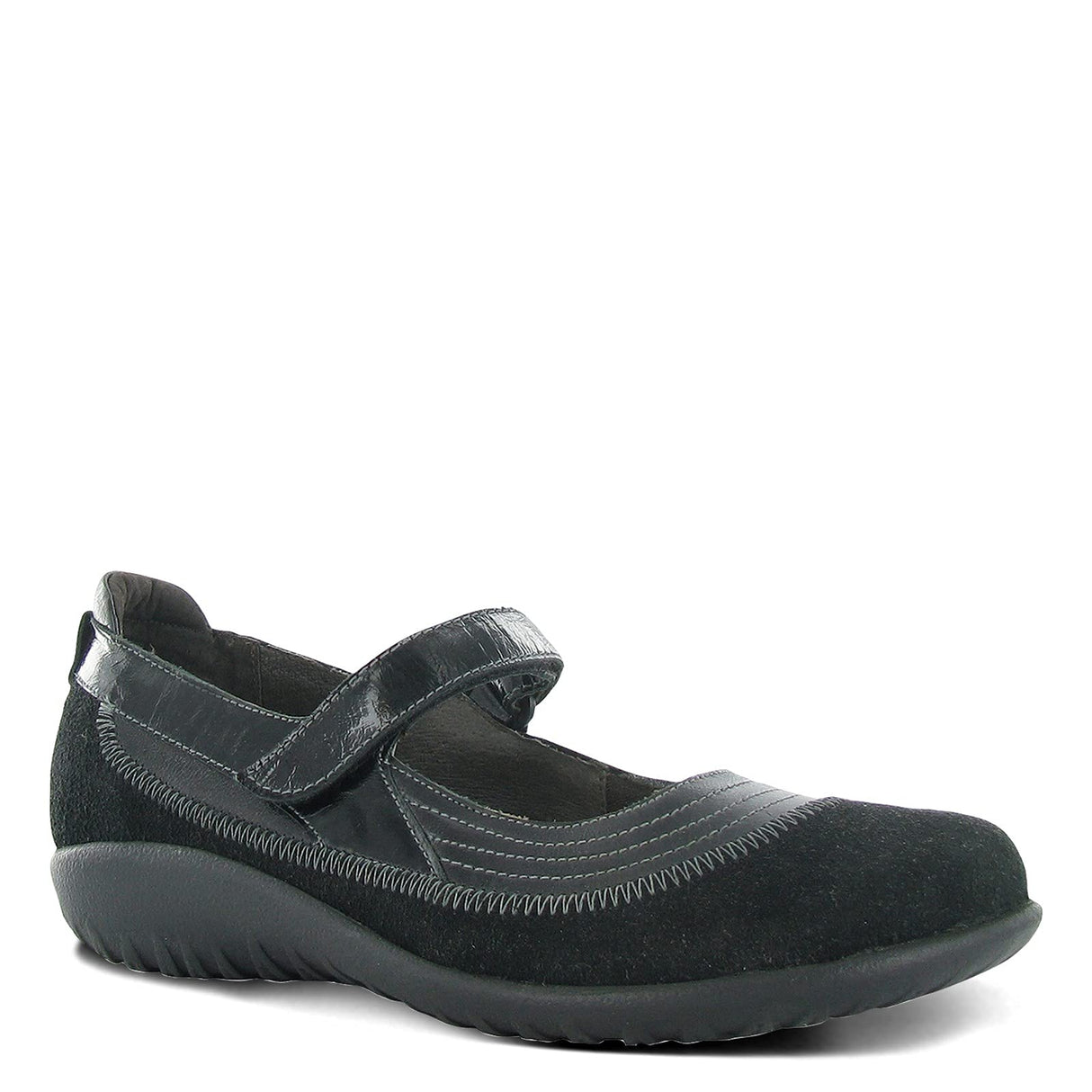 Blk Madras/Blk Suede/Blk Pat