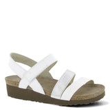 White Leather/Silver Rivets
