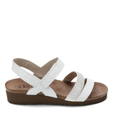 White Leather/Silver Rivets