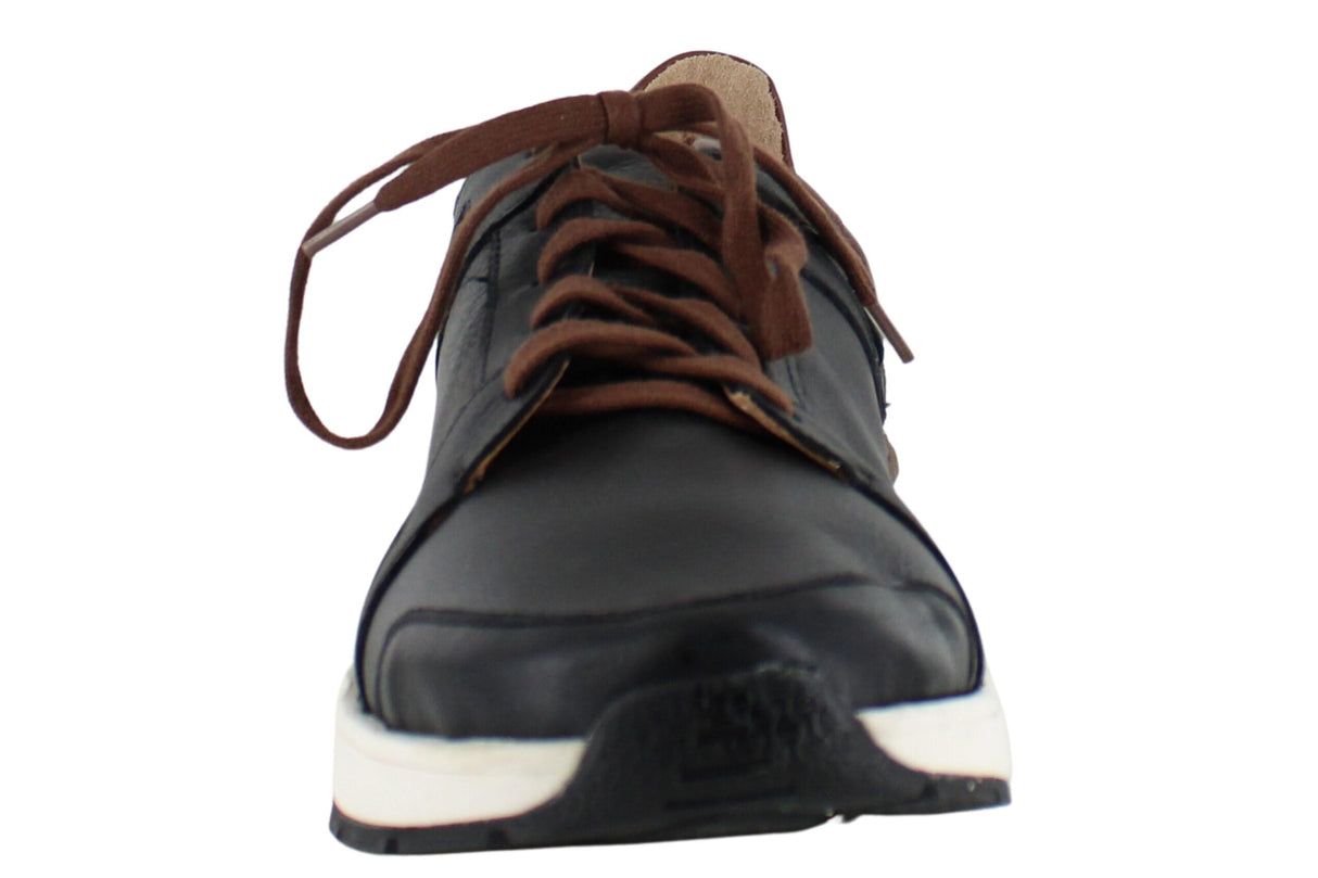 Sft Blk Leather Chestnut