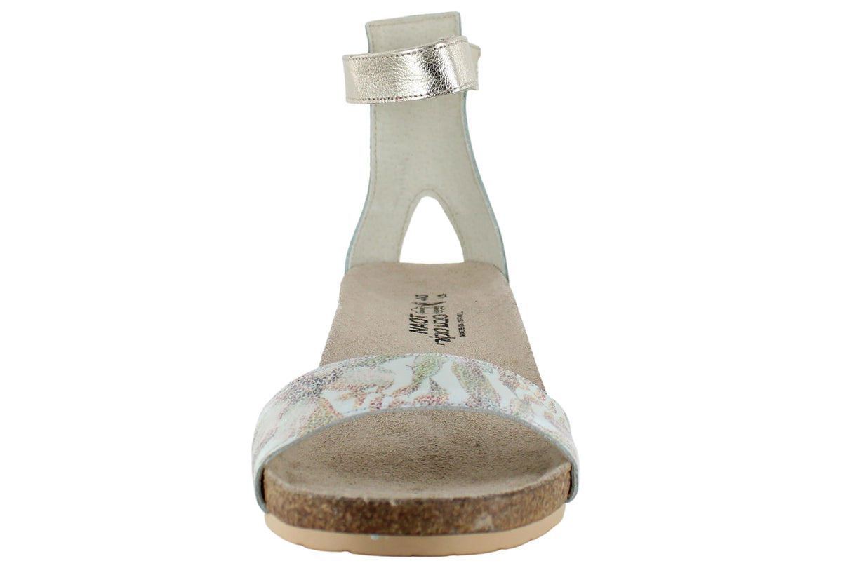 Floral Teal Lin Rdnt Gold