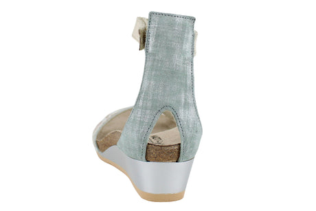 Floral Teal Lin Rdnt Gold