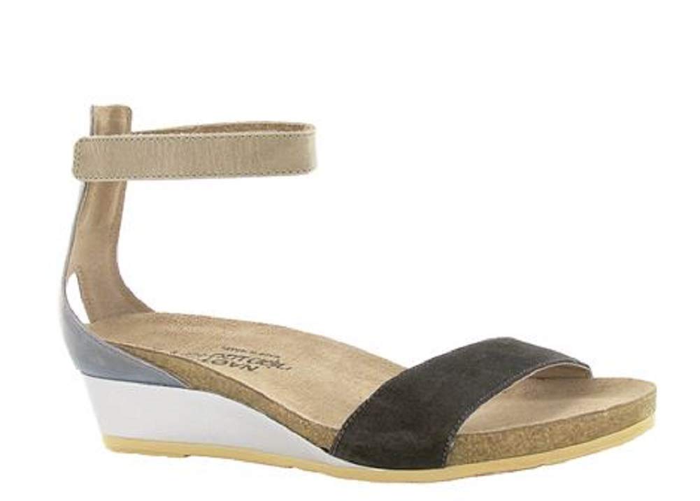 Blk Suede Slate Khaki Lthr