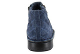 Ink Lthr Midnight Blue Suede