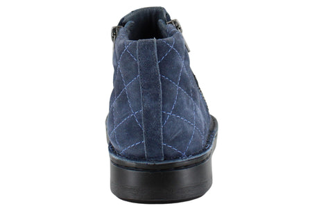 Ink Lthr Midnight Blue Suede