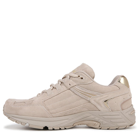 Oatmeal Beige Gold Leather
