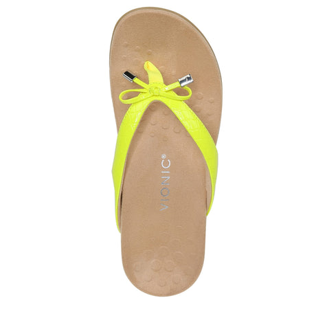 Yellow Ptnt Croc