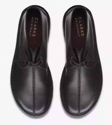 Black Smooth Leather