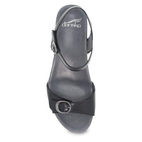 Black Glazed Kid Leather