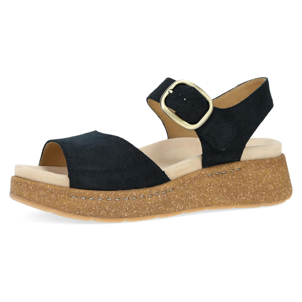 Black Burnished Suede