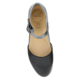 Black/Pewter Metallic Nappa