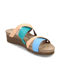 Blue Aqua-Peach Stretch