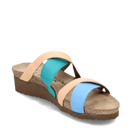 Blue Aqua-Peach Stretch