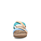 Blue Aqua-Peach Stretch