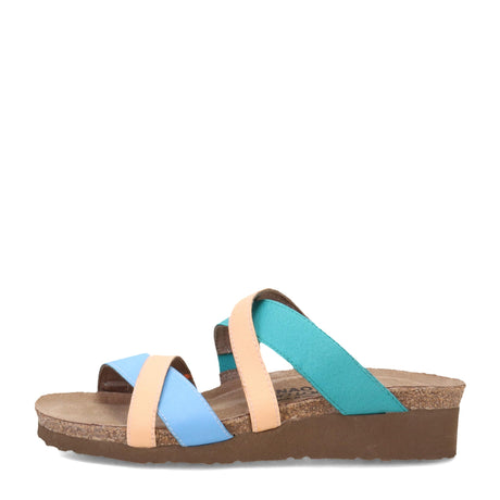 Blue Aqua-Peach Stretch