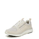 Cream Knit Lthr