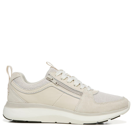 Cream Knit Lthr