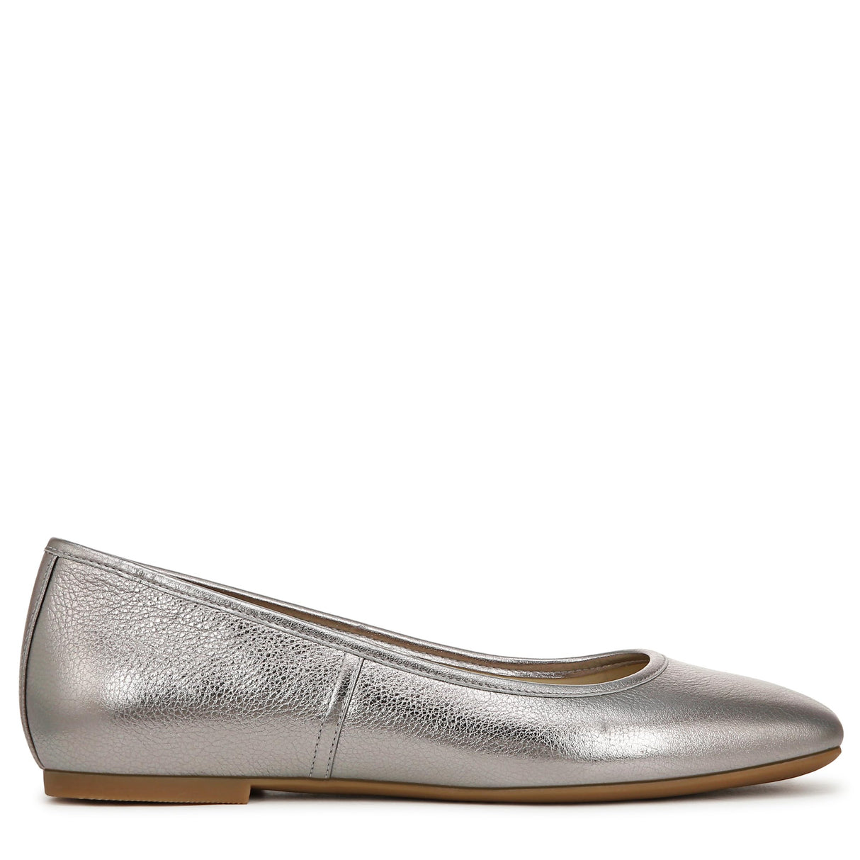 Pewter Metallic Leather