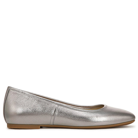 Pewter Metallic Leather