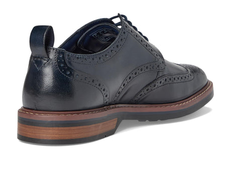 Navy Leather