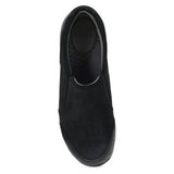 Black Waterproof Burnished Suede