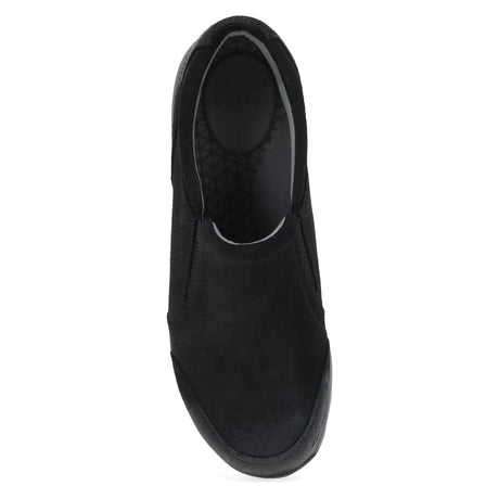 Black Waterproof Burnished Suede