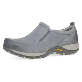 Grey Waterproof Burnished Suede