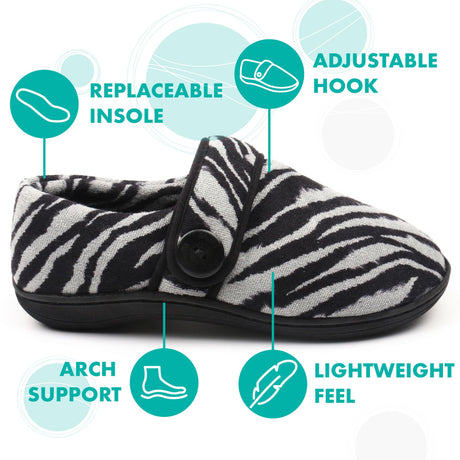 Black/Grey Zebra