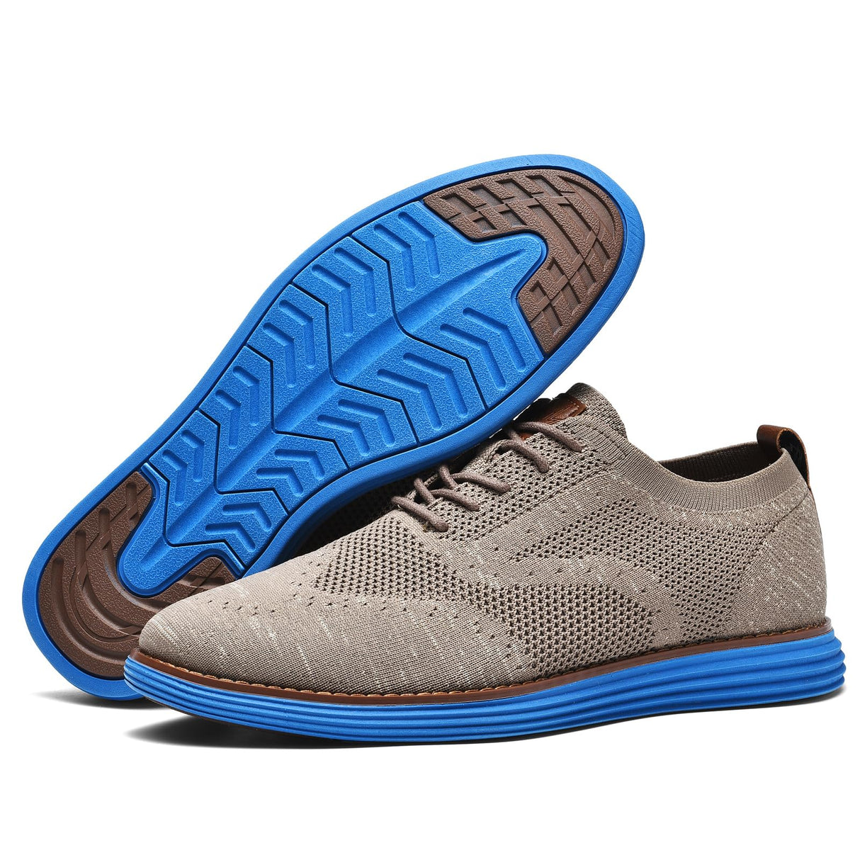Khaki Electric Blue