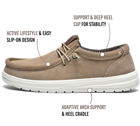 Taupe Suede