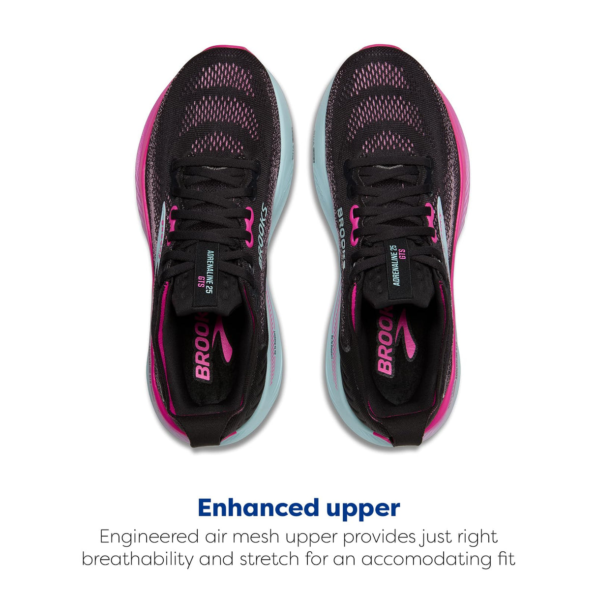 Black/Cyber Pink/Iced Aqua